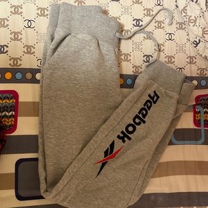 Grey Reebok Sweatpants